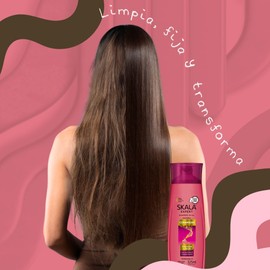 shampoo Skala Ceramidas Formula 3a Generacion Sella Cutículas del Cabello y Refuerza la Estructura Capilar Aporta Brillo y Vitalidad Evita la Oleosidad Anti Frizz y Porosidad 100% VEGANO