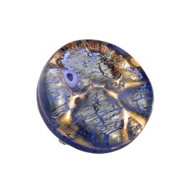 Murano Glass Brooch, Handmade Millefiori Flower Brooch, Murano Glass Jewellery from Venice Italy, 2cm Diameter