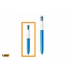 BIC 4 Colours Mini Ballpoint Pen 1 Pack, Classic