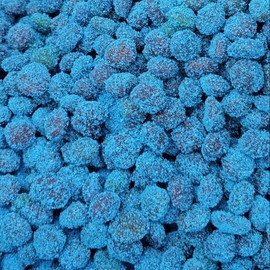 Xtrendy Candies Best Sour Raspberry Gushers - Trending Snack on Tiktok - Candy - Specification: 4 oz Mini  sour Blue Raspberry