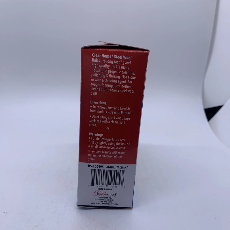 Clean Home Steel Wool Soap Free Multipurpose 10 Count Box