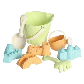 Aurora® Toys Versatile Wheatley™ Bucket Beach Set Toy - Imaginative Play - Unplugged Play - Multicolor 8 Inches