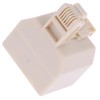 RJ11 Male to Dual Port RJ11 Female Duplicator Telephone Socket