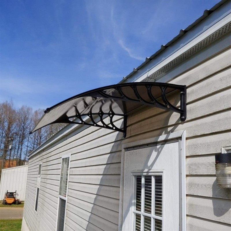Flandre Patio Door Window Awning Canopy, Polycarbonate Cover Front Door