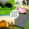 Aoipend 160 Pack Plastic Garden Lawn Stakes 6 inch Heavy