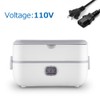 Electric Lunch Box Pluggable Heating Single / Double Layer Insulation