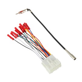 HUAREW Radio Wiring Harness with Antenna Adapter