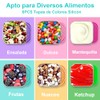 Juego de 6 Recipiente de Aderezo de Ensalada para Llevar,