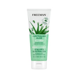 Freeman Exotic Blends Australian Aloe Jelly Mask, Leave-On Overnight Facial Mask, Calm, Soothe Irritation, & Hydrate Dry Skin, Clean Skincare, For All Skin Types, 6 fl. oz./175 ml. Tube