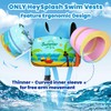 HeySplash Swim Vest for Kids, Toddler Pool Floaties Fit 13-30