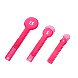 Nutrition Testing Association 052272 Measuring Spoons with One Hand, Set of 3