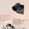 Black GU10 Bulb Holder Modern Lamp Base Metal Light Socket