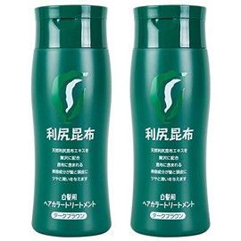 Pure 4582142694027 Kelp Hair Color Treatment, Gray Hair Dye (Dark Brown), 7.1 oz (200 g) x 2 Bottles