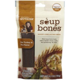 Rachael Ray Nutrish Soup Bones - Real Turkey & Rice - 6.3Oz