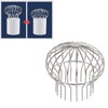 Outdoor Roof Drain Stainless Steel Anti Blocking Round Line Cap
