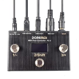 MIDI Foot Controller (FC-3) MIDI Controller Designed That Can Be Used for Foot Control