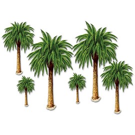 Beistle 52005 Palm Tree Props