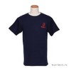 Godzilla T-Shirt Thirty-six Views of Mt. Fuji Hokusai Navy Blue