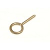 Pack Of 40 Picture Frame Screw In Eye 19Mm X 2Mm Eb Brass Plated Steel