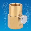 TR21-4 to CGA320 Brass Soda Bottle Adapter CO2 Fill Valve