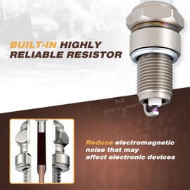 Kizut F6RTC Spark Plug for MTD 951-10292 751-10292 Torch Engine 131-039 Lawn Mower Generator 2Pack