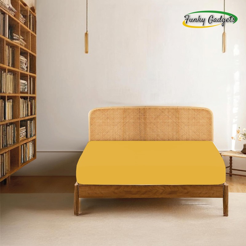 Funky Gadgets King Size Fitted Sheets Extra Deep Pocket (40cm)