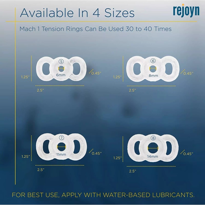 POS-T-VAC Erec-Tech Replacement Mach1 Tension Rings, # 7 - Standard