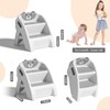 Folding Kids Step Stool for Bathroom and Potty Training,Anti-Slip, Anti-Tip