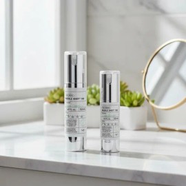 2 Pzs Suero Coreano Vt Reedle Shot 100 Suero 50 Ml  30 Ml Todo Tipo De Piel Noche                                                                     