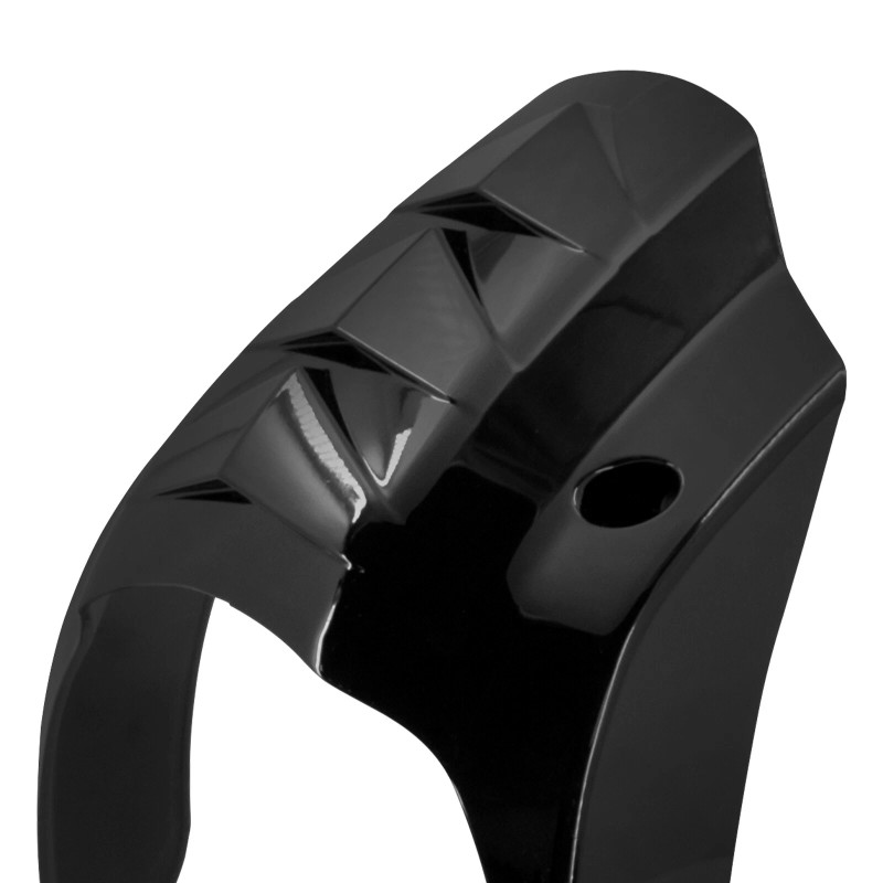 HDBUBALUS Gloss Black Front Headlight Fairing Cover For Harley Softail