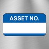 Asset Number Quality Control Labels- 250 Stickers 38mm x 22mm