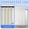 18 Pack Black Shower Curtain Rings, Easy Snap Hooks for