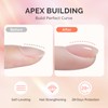 MelodySusie 2PCS Builder Nail Clear Base Gel Builder Gel for