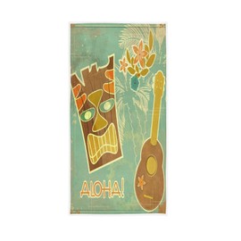 senya - Toalla de mano hawaiana clásico ultra suave y lujosa para baño de 30 x 15 pulgadas