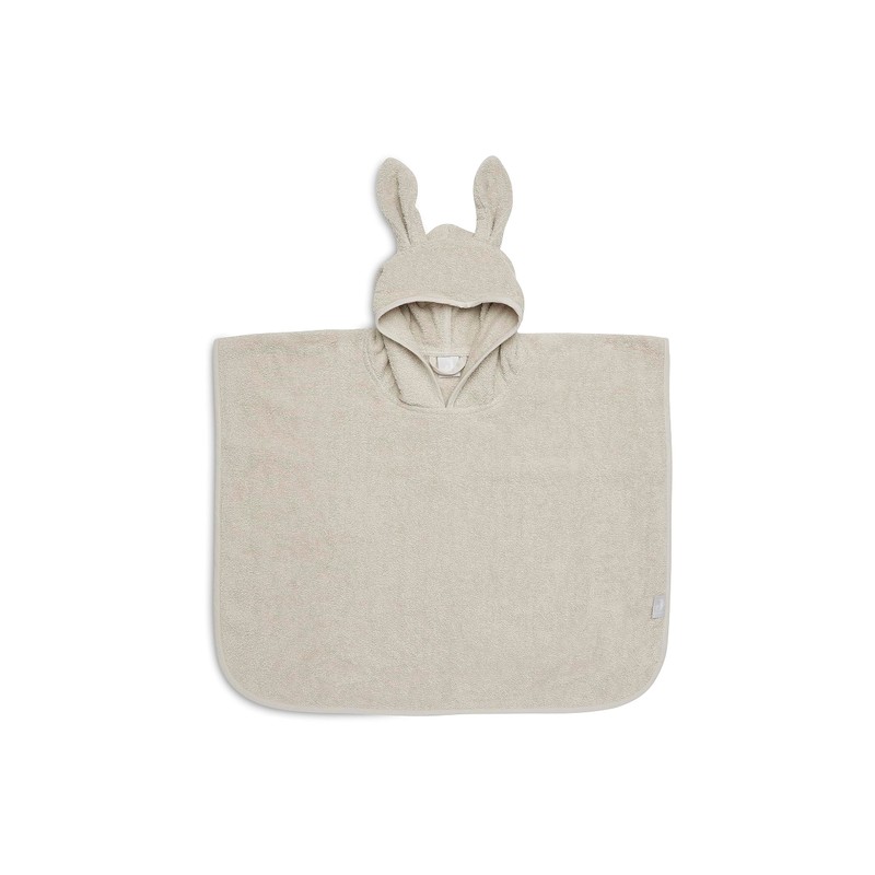 Jollein Badeponcho 65x62 cm Nougat Kapuzenbadetuch Handtuch beige | 533-550-00093