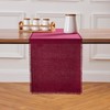 Solino Home Beet Linen Table Runner 120 Inches Long -