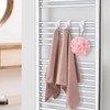 Frypay Radiator Towel Rail, Pack of 8, White, 9.6 x