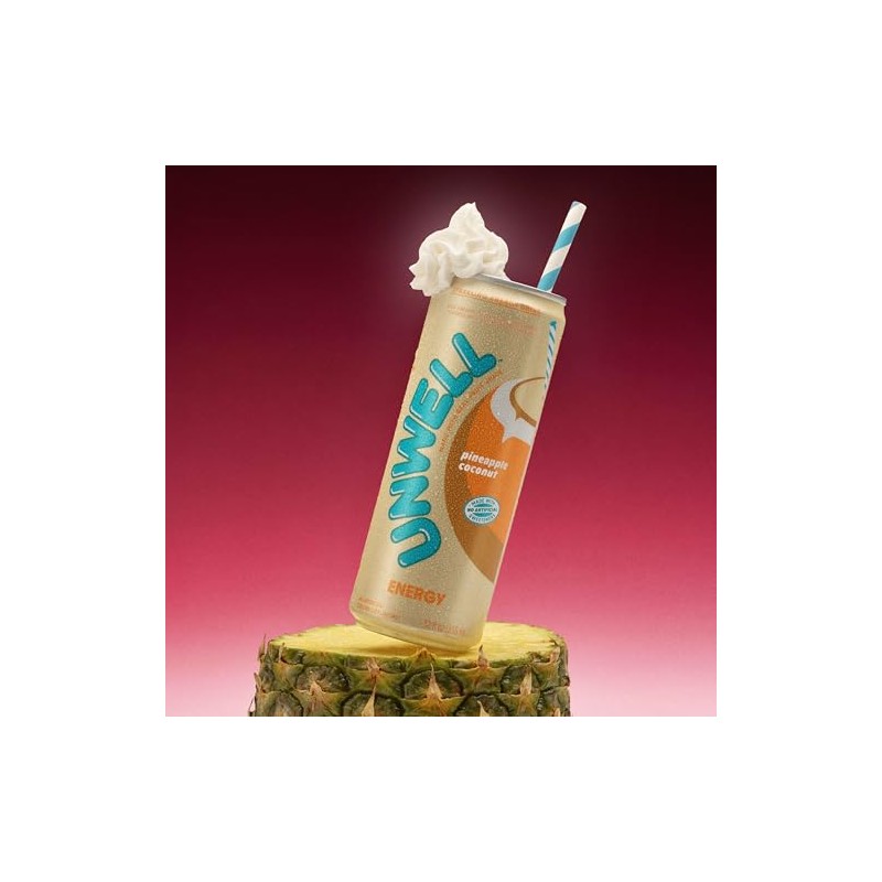 Unwell Energy RTD Pineapple Coconut 12x12oz