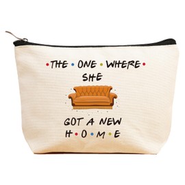 the One Where She Got A New Home-Friends Tv Show-New House Gift-Gift Realtor to Homeowner-Happy New Home -Congrats First Time New House Gift,Housewarming Gift-Makeup Bag,Cosmetic Pouch,Travel Case