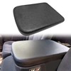 NLQR Armrest Center Console Lid Synthetic Leather Cover Black Compatible