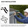 Angoily Pack of 2 rain chain adapter hooks for gutters,