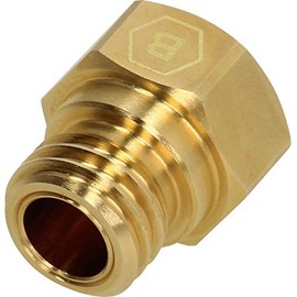 BROZZL High-End MK10 Ruby Düse 0,4 mm Durchmesser für Wanhao Duplicator, Flashforge Creator Pro, Qidi Tech UVM. 10204040