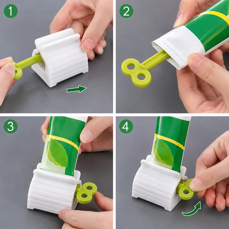 3 Pcs Toothpaste Tube Squeezer for Easy Dispensing – Manual