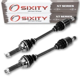 Sixity 2009 for Polaris 700 Ranger 4X4 Rear Left Right Axles XT Pair Back Driver Passenger R09HH68 HY68 Options Complete Side