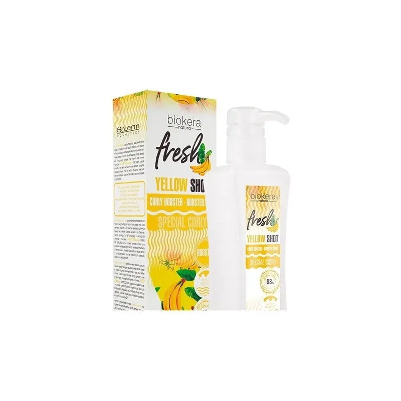 Yellow Shot Shampoo Mask Curly Booster Curly Cream
