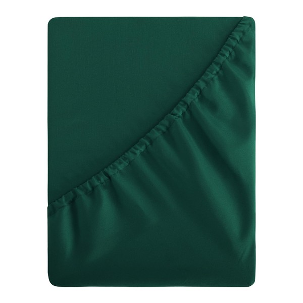 Aisbo Double Fitted Sheet Emerald - Extra Deep Pocket Bed