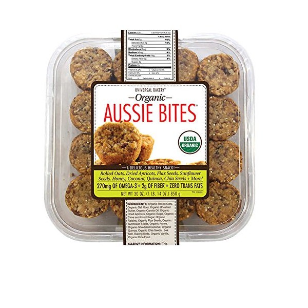 Universal Bakery Expect More Organic Aussie Bites, 32 count