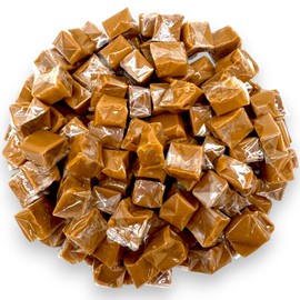 Sea Salt Caramel Cubes –1.5 lbs Luxurious Gourmet Experience of Sweet and Salty-Individually Wrapped Soft Silky Caramel Chews(24 oz)