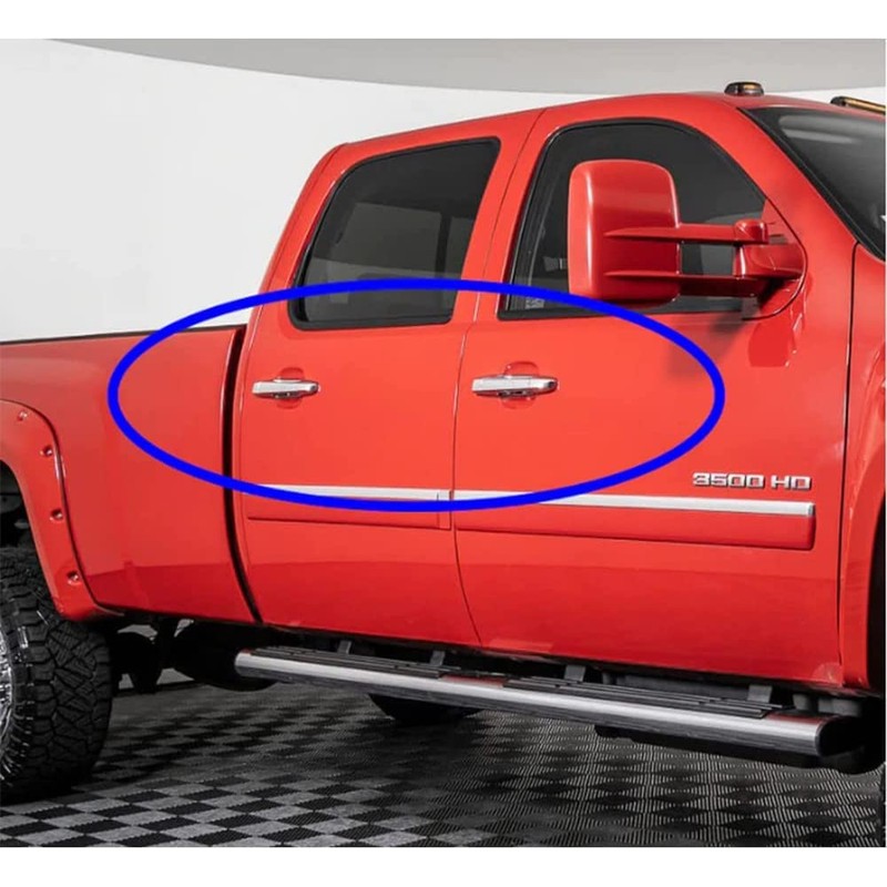 W Power WP Triple Chrome Plated ABS Plastic Side Door