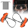 Fitness Handles, Rowing Handle with Adjustable Resistance Band, Cable Pull